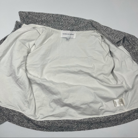 Cupcakes and Cashmere Gray Marled Jacket S - Picture 7 of 9